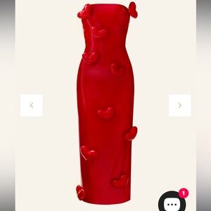 NWT Cult Naked Love Killa dress in Red patent